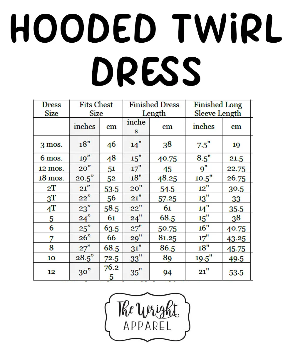 Custom Fabric - Hooded Twirl Dress
